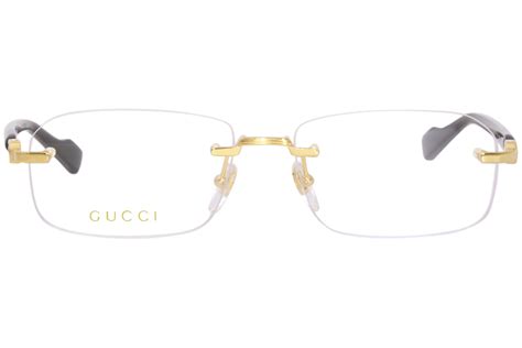 gucci glasses men prescription|Gucci rimless glasses for men.